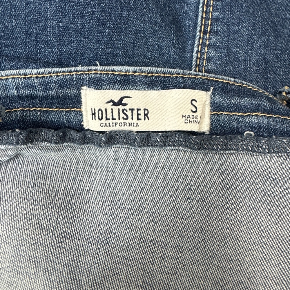 Hollister‎ Blue Denim Mini Dress with Adjustable Straps Size S - Picture 8 of 9
